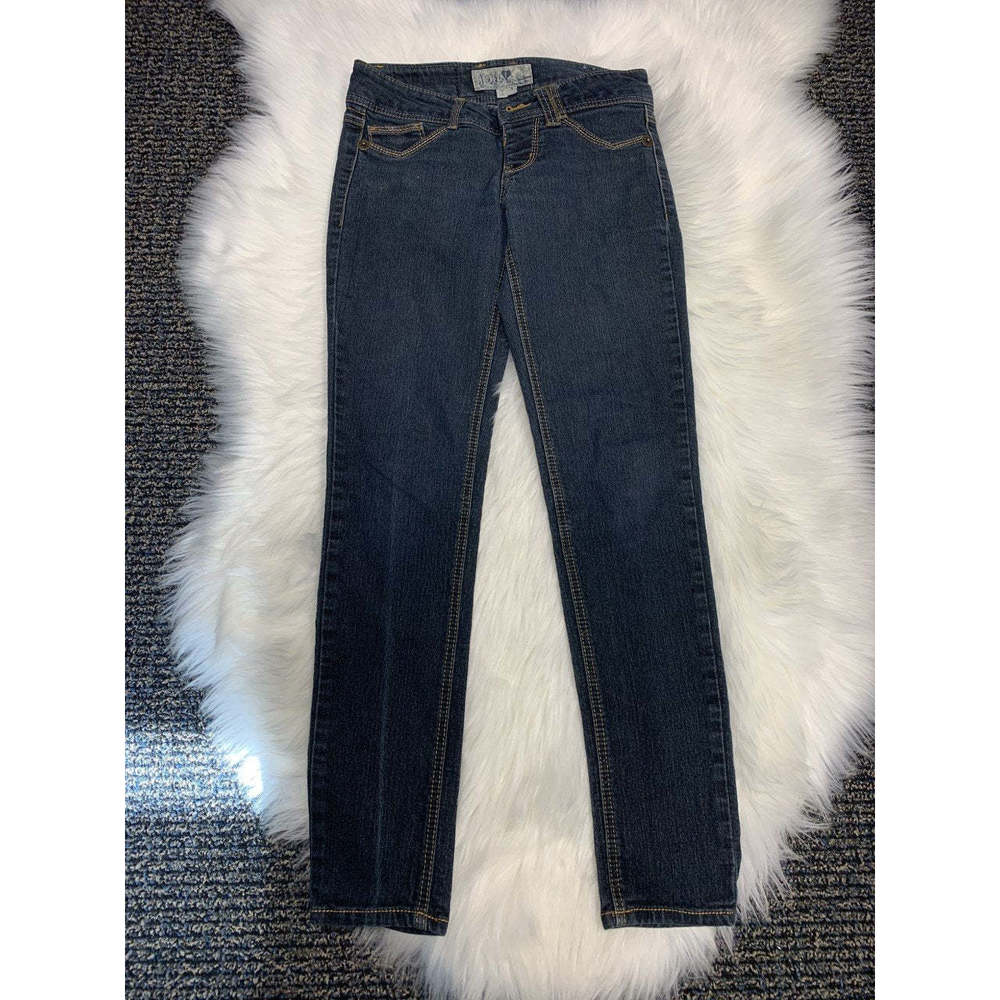 Jolt Blue Womens Stretch Slim Bootcut Denim Jeans, Size 3